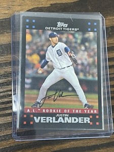 2007 Topps Chrome Verlander #326 Detroit Tigers Sport Trading Baseball Card