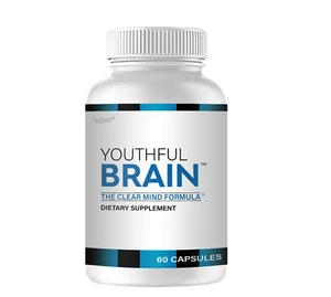 Youthful Brain Capsules - Clear Mind Formula Capsules - 60 Ct (1 Pack) - Picture 1 of 5