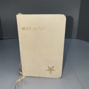 Holy Bible Oxford Text Masons Order of the Eastern Star OES 1935 - Picture 1 of 7