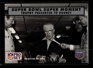 1990 Pro Set Super Bowl XXV Silver Anniv #142 Pete Rozelle (NM)(FTB) - Picture 1 of 2