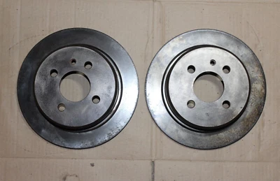 GENUINO ORIGINAL BMW E21 323 E30 325 323 320 318 DISCO DE FRENO TRASERO 2 PIEZAS PAR OEM Foto 1 de 4