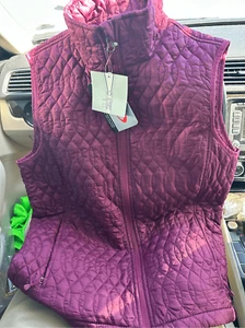 NUEVO CON ETIQUETAS Lands’ End Mujer’s Primaloft Chaleco Embalable Rosa Magenta Oscuro Talla M - Imagen 1 de 10