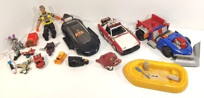 LOTTO GIOCHI ANNI '80 '90 BIG JIM BATMAN SBULLONATI ACTION FIGURE VEICOLI TRANSF - Immagine 1 di 4