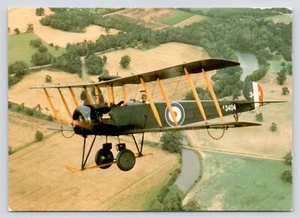 Postal continental AVRO 504K Entrenador biplano de dos asientos Royal Air Force n Flight - Imagen 1 de 2