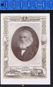 Henry Wadsworth Longfellow, Poet - 1896 Illustrious American - Picture 1 of 1