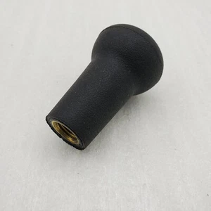 Black Rubber Knob Comfort Handle 1/4 NPT Threads 2-1/2 Inch Length brass thread - Picture 1 of 12