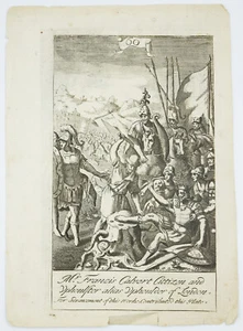 Bouche, Peter nach Freman, G 1690 Martyrium des Heiligen Markus antike Drucke - Bild 1 von 5