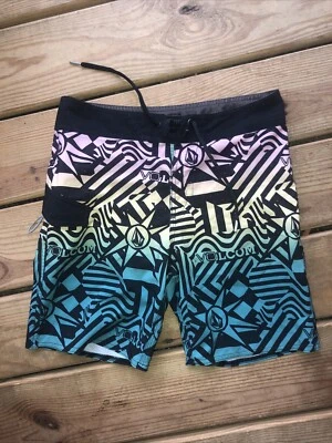 Pantalones cortos de natación/tabla Volcom Mod-Tech cintura 28 para niños Foto 1 de 3