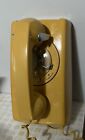 VINTAGE HARVEST GOLD WALL MOUNT ROTARY PHONE Northern Telecom