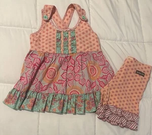 Matilda Jane Jellyfish Shorties & Ticket Window Tunic Happy and Free Size 6 - Picture 1 of 5