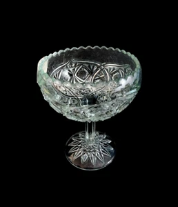 EAPG Higbee John B Glass Co ALPHA Open Compote aka REXFORD; BOYLAN; EUCLID 1908 - Picture 1 of 5