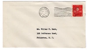 #654 Edison 1929 First Day Cover - Unofficial City Hall Sta NY  - Wilbur Kerr - Picture 1 of 2
