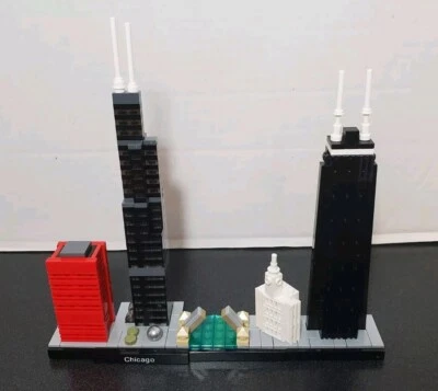 LEGO Architecture Chicago (21033) 100% Complete - AUTHENTIC GENUINE REAL LEGO - Image 1 of 4