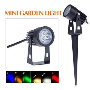 1/10x Mini 3W LED Path Light Outdoor Garden Yard Landscape Lamp Light 6 colors - Picture 1 of 12