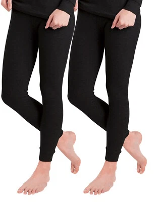 2er Pack Damen Mädchen Thermo Unterhose Lang Skiunterwäsche Winter Unterwäsche - Bild 1 von 4