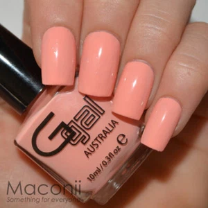 Glitter Gal - Believe - Creme Pastel Peach Coral Pink Nail Polish LTD Exclusive - Picture 1 of 6