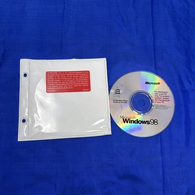 Microsoft Windows 98 First Edition Operating System Disk Only - Image 1 of 4