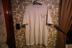 Carhartt FR Flame CAT 2 NFPA 2112 Grey Short Sleeve Force Tshirt Mens XL Tall - Picture 1 of 9