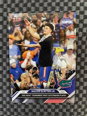 Walter Clayton Jr 2025 Bowman U Now # 109 佛罗里达鳄鱼队最杰出球员 — 第 1/3 张图片