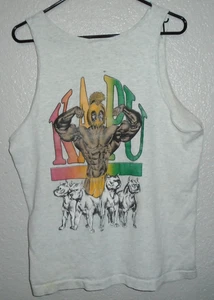 Camiseta sin mangas de levantamiento de pesas Hawaiian Legends de colección de los años 90 grande - Imagen 1 de 3