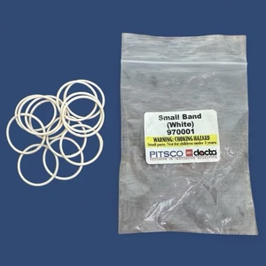 PITSCO LEGO Dacta Technic Small Cintura in Gomma Bianca O-RING 97001 (Confezione da 13) - Foto 1 di 4