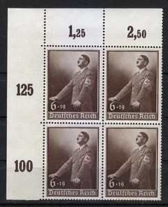 Germany 1939 MNH Mi 694 Sc B140 Adolf Hitler. Day of National Labor. Block ** - Picture 1 of 2