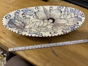 Charlotte Rhead Bursleyware ovaler Teller Display CA - Bild 1 von 9
