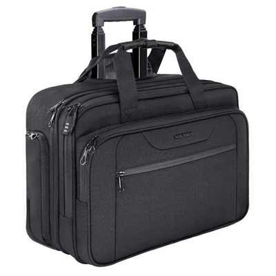 Handgepäck Koffer  Laptop Tasche Reisetrolley mit RFID Schutz 46cm - Bild 1 von 4