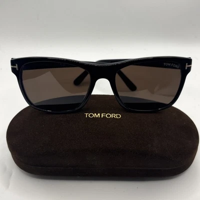 Tom Ford Giulio 59mm FT0698 01J Black/Brown Men's Sunglasses - Image 1 of 4