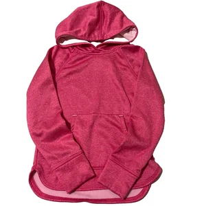 Athletic Works Kangaroo Fleece Hoodie Thumbholes Girls Sz 6-6x Outdoors Kidcore. - Picture 1 of 7