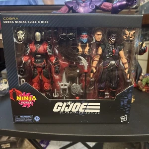 Hasbro GI Joe Classified Series Ninja Force Slice & Dice 2025 en mano - Imagen 1 de 8