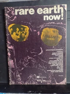 Rare Earth Songbook Now! 1970 Jobete Guitar Piano Vocal Bio Rare! VG Condition - Picture 1 of 12