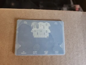 2022 LEAF IN THE GAME USED PRINTING PLATE 1/1 MANTLE RUTH JETER DIMAGGIO ZL - Picture 1 of 3