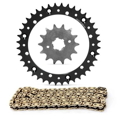 40T Sprocket and Chain Kit 14T for Yamaha YZ465 YZ400 WR250 YFM350 Warrior Black - Изображение 1 из 4