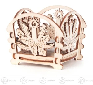 Tealight Holder Twig Bxhxt 7 Cmx6 Cmx7 CM New Ore Mountains Tea Light Stand - Picture 1 of 1