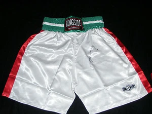 SUGAR RAY LEONARD AUTOGRAFO FIRMATO RINGSIDE BOXE BAULE - Foto 1 di 2