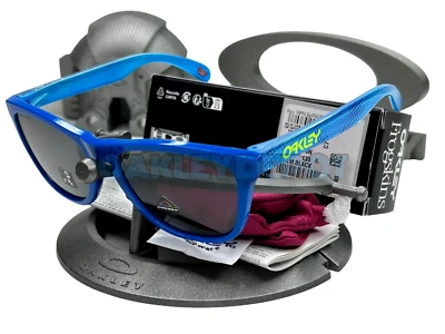 ✅🕶️ GAFAS DE SOL OAKLEY FROGSKINS 009013 ALTA RESOLUCIÓN NEGRO ZAFIRO PULIDO/PRIZM (26 Foto 1 de 4