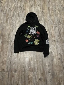 Sudadera con capucha suéter negra NBA Young Boy pesada para hombre talla pequeña rara - Imagen 1 de 6