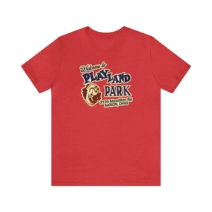 Playland Park Akron Ohio Vintage Werbe-T-Shirt - Bild 1 von 37