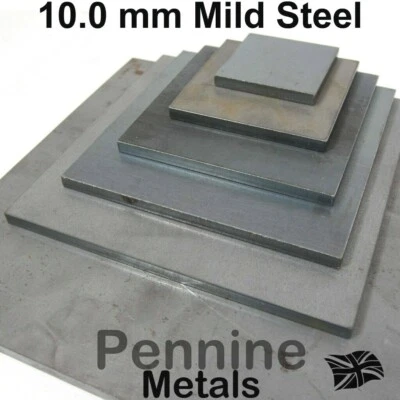 SGS METALS 10mm MILD STEEL SHEET Plate Metalwork Fixing Leveling Plates Sheet Metal Welding