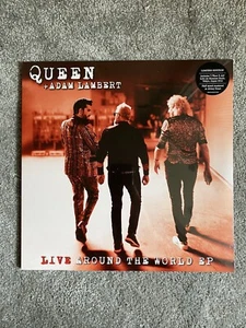 Queen & Adam Lambert Live Around The World EP Ltd 12" vinyl single RSD NEW/MINT - Picture 1 of 12