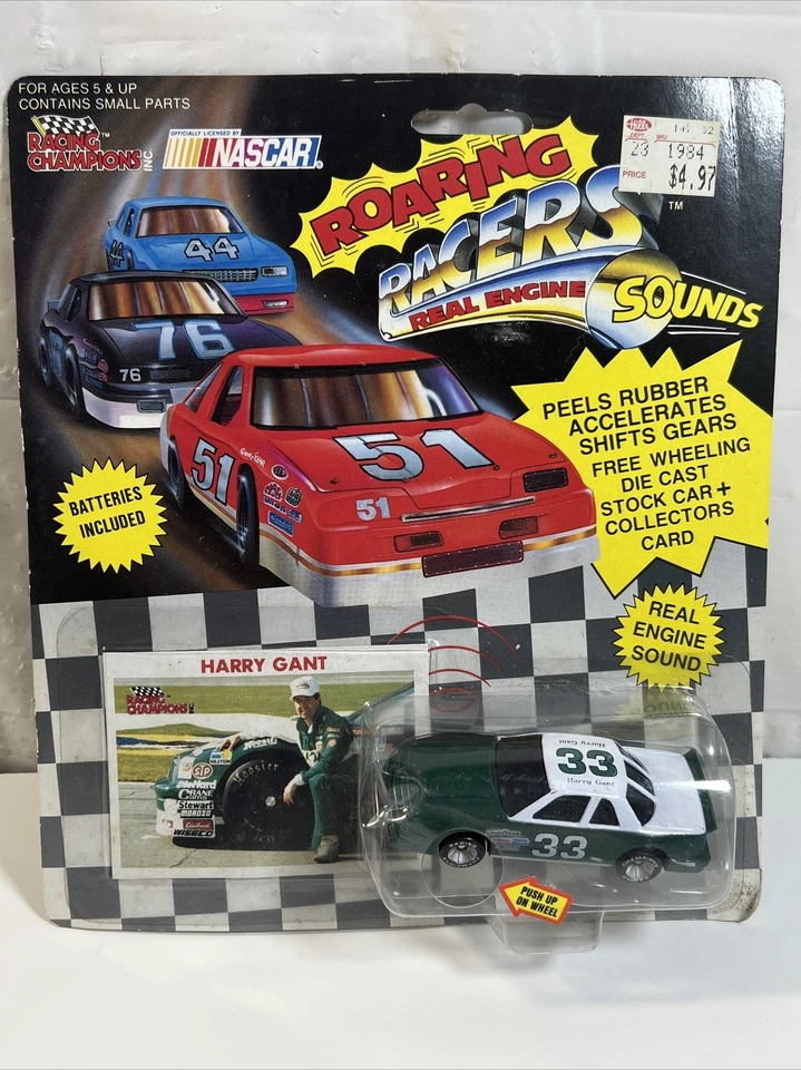Vintage Racing Champions NASCAR 1:64 Scale Roaring Racers #33 Harry Gant - Image 1 of 4