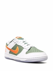 Nike Dunk Low "NY vs NY" Jungen Sneaker Größe 7,5 weiß orange grün Schuhe - Bild 1 von 5