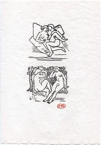 Original Holzschnitte, Jungfrauen von Aritiste Maillol - Bild 1 von 12