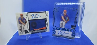 2023 Leaf Trinity Blade Tidwell button Patch Auto # 6/7 & clear auto # 3/25 - Image 1 of 4