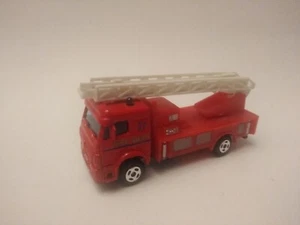 Mercedes unbranded fire truck for Herpa, Wiking 1/87 cars, model with ladder  - Zdjęcie 1 z 5
