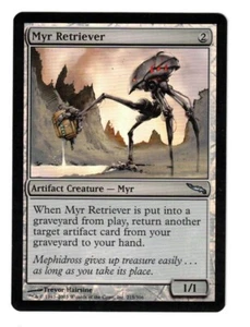 Myr Retriever Mirrodin Foil - Magic the Gathering Card LP - Picture 1 of 2