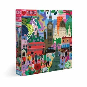 eeBoo 1000 Pc Puzzle – London Life Kids Puzzle Family Puzzle 04394 - Imagen 1 de 8
