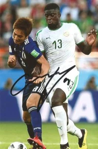 SENEGAL & VILLARREAL: ALFRED N'DIAYE SIGNED 6x4 ACTION PHOTO+COA - Picture 1 of 1