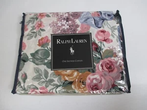 VINTAGE New Ralph Lauren ALLISON Floral Shower Curtain 72" x 72" - Picture 1 of 7